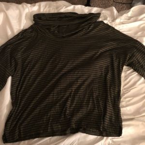 Cropped, slouchy shirt